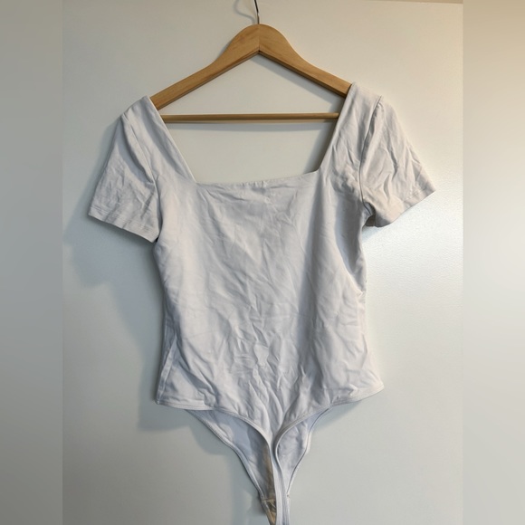 BABATON White square neck bodysuit - Picture 2 of 5